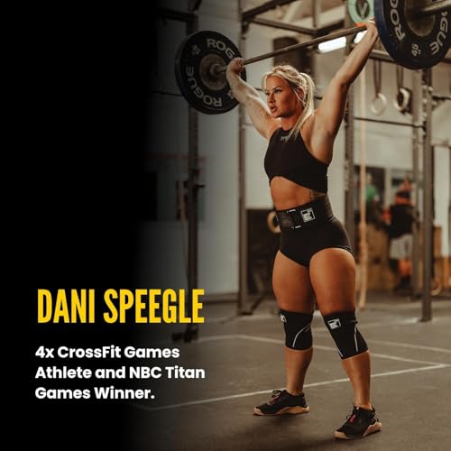 Self-Locking Weight Lifting Belt - 4" Back Support, Medium Black