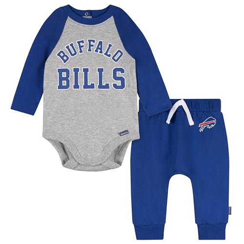 NFL Baby Onesie Bodysuit and Jogger Set - Buffalo Bills, 24 Months