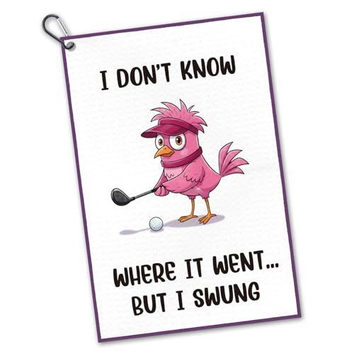 Microfiber Golf Towel - I Don't Know Where it Went But I Swung