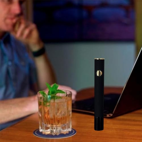 FlamePen Premium Universal Rechargeable Battery Pen, 650mAh Cordless Thread Burner, Threaded with Soldering Iron, Black & Gold