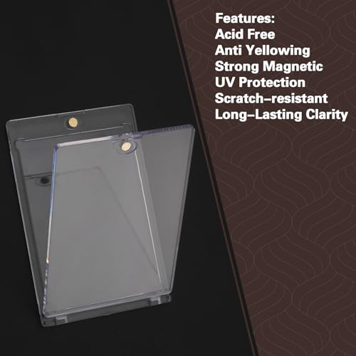 Magnetic Trading Card Holders with Adjustable Display Stand