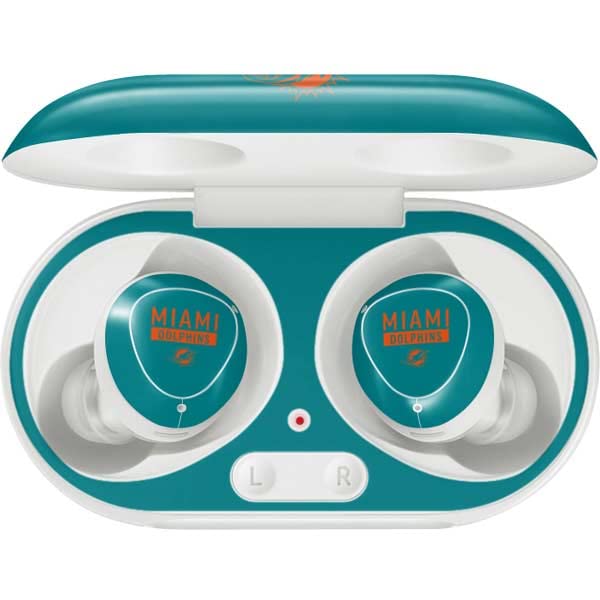 Miami Dolphins Galaxy Buds+ Skin - Teal Performance Series