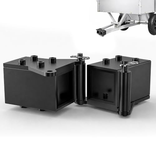 Heavy Duty Folding Trailer Tongue Kit - 5000 LBS, Black