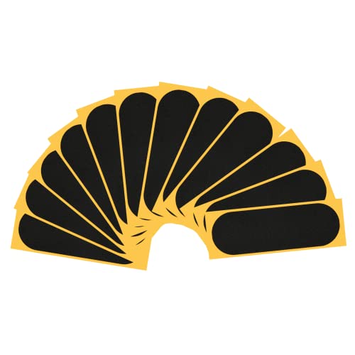 Fingerboard Grip Tape - 12Pcs Pre-Cut Adhesive Stickers Style 4