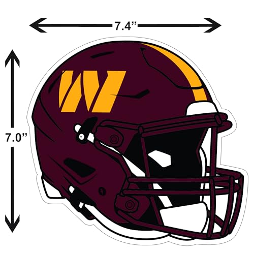 Washington Commanders NFL Helmet Auto Decal - Team Colors