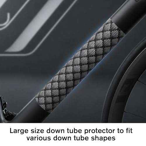 Bicycle Chainstay Protector Decal - Black Stripes