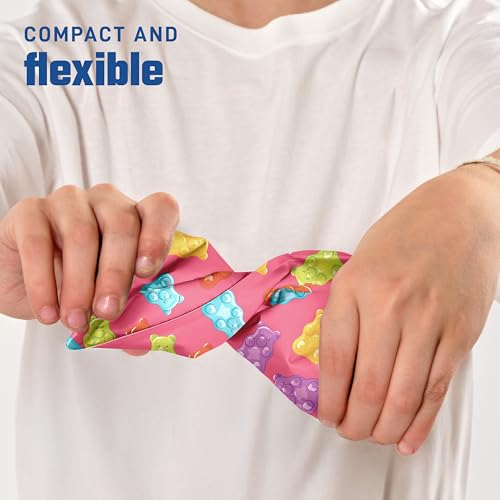 Reusable Soft Ice Packs for Lunch Bags - Gummy Bears (2 Pack)