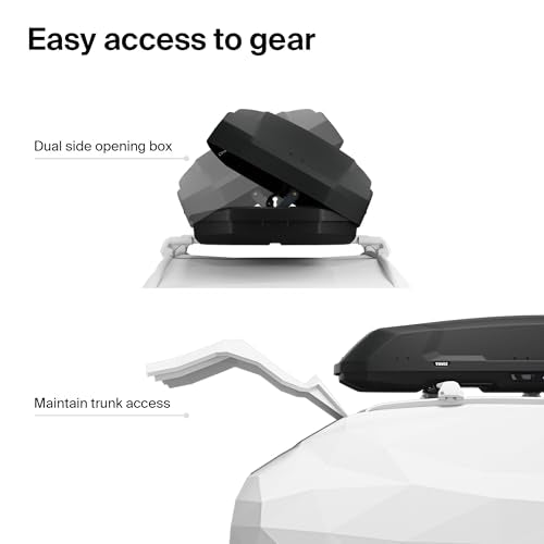 Roof-Mounted Cargo Box - Thule Force 3 XL Regular