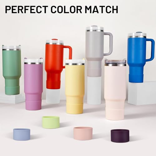Silicone Boot and Straw Cover Set for Stanley Cup - 5pcs
