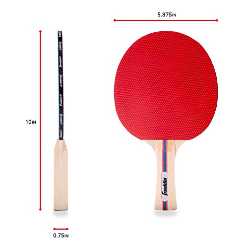 Ping Pong Paddle Set - 2 Player Table Tennis Kit with Balls