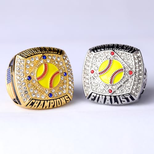 Softball Championship Ring - Finalist Size 9 - 12 Pack