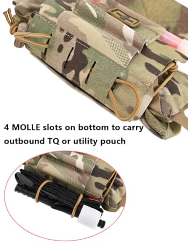 SABADO CP Quick Deploy IFAK Pouch with Med Roll Carrier – Hypalon Handle, 2-Piece