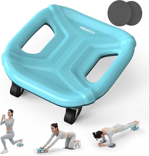 Multifunctional Ab Roller Wheel with Knee Pads - Blue