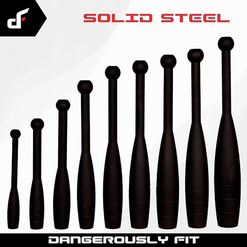 5lb-25lb Steel Club Bell - Strength Training & Full Body Workouts