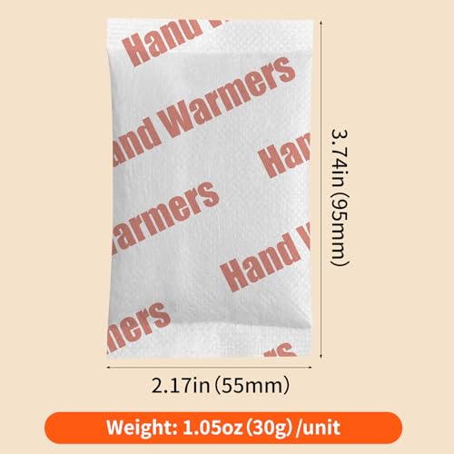 Disposable Hand Warmers - 15 Hours Odorless Heat Pack (10/50/100/200)
