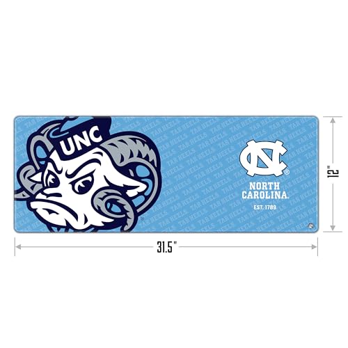 North Carolina Tar Heels Desk Pad - Heavy-Duty, Non-Slip, 31.5" x 12"