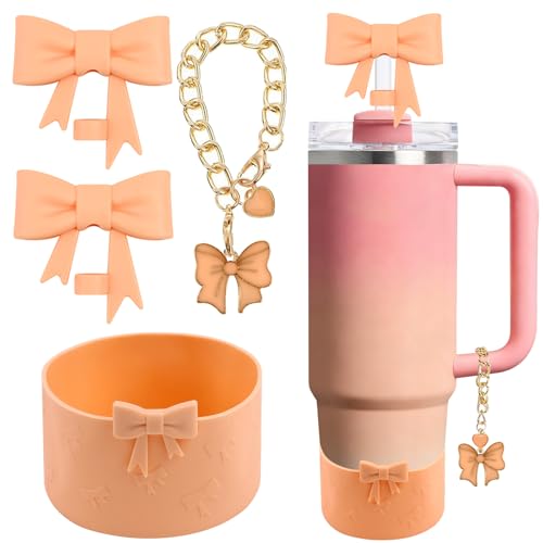 Stanley Cup Accessories Set for 30/40oz Tumbler - C6 Sunset Pink