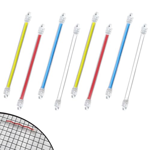 Tennis Racket Dampeners - 8 Pack Silicone Shock Absorbers