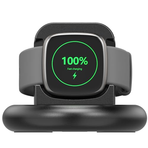 Meliya Fitbit Versa & Sense Charging Dock with 4.4Ft USB Cable - Anti-Slip Stand