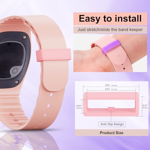 Silicone Band Keeper for Wrist Activity Trackers - Multi-Color