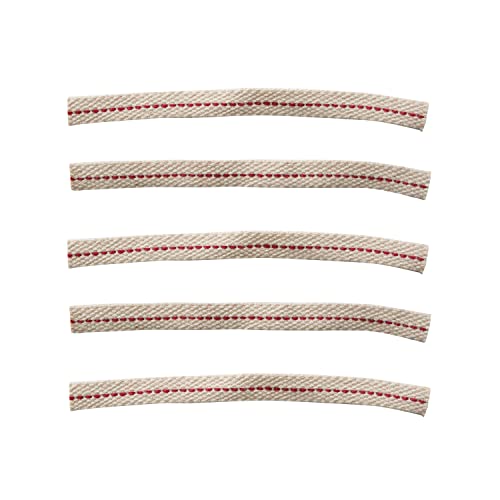 Replacement Lantern Wicks - 6 Inch Cotton Wicks, 5 Pack