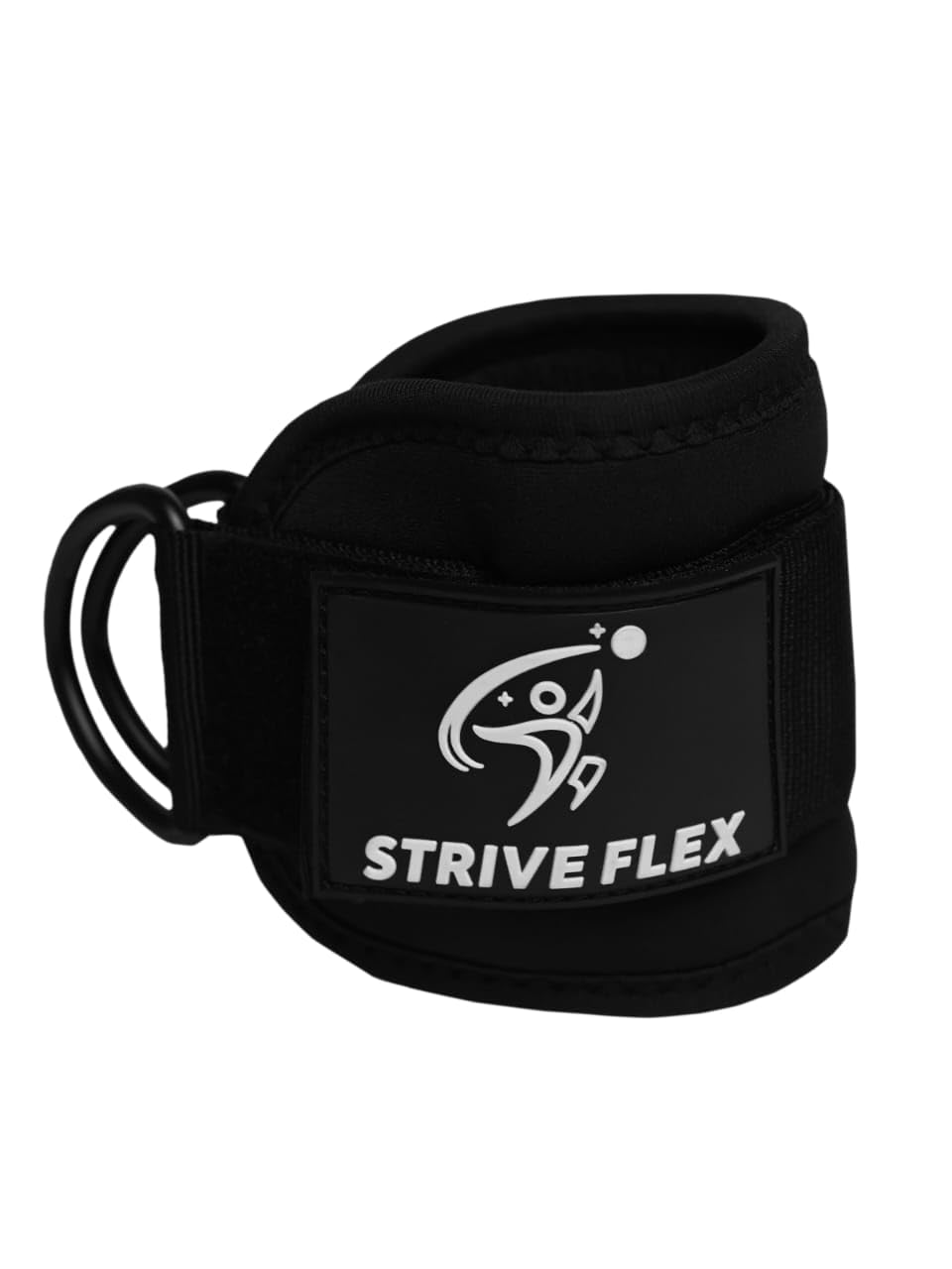Ankle Straps for Cable Machines - One Size Fit with Premium Padding, Glute Kickback Ankle Strap for Women & Men, Booty Workouts, Hip Abductors & Lower Body Exercises Equipment (Black)