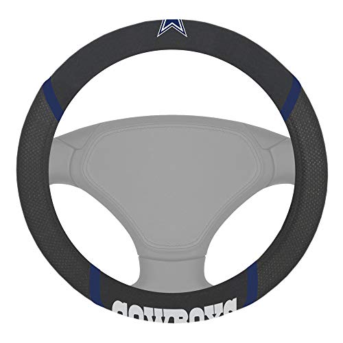 Embroidered Steering Wheel Cover for Enhanced Grip & Comfort
