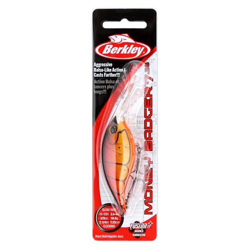 Money Badger Fishing Hard Bait - Fire Craw / 2.75in - 7.25oz