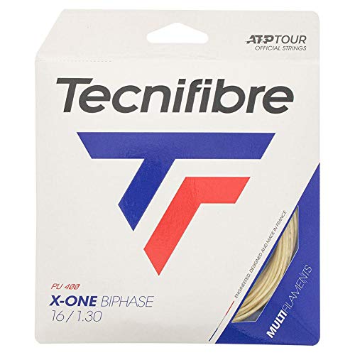 Tecnifibre X-One Biphase Tennis String Set 1.30mm Natural 40ft