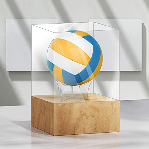 Clear Acrylic Ball Display Stand for Basketball, Football & Volleyball - 1 PC