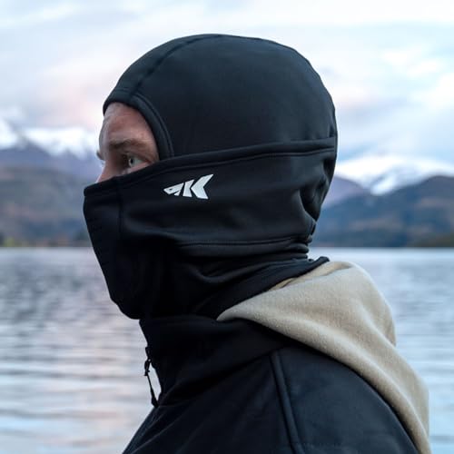KastKing Mountain Mist Winter Balaclava Face Mask for Men & Women, One Size, Black
