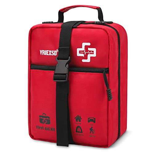 VRIEXSD 400-Piece Large First Aid Kit - Emergency Medical Supplies for Home, Car, Travel, Camping (Pack of 1)