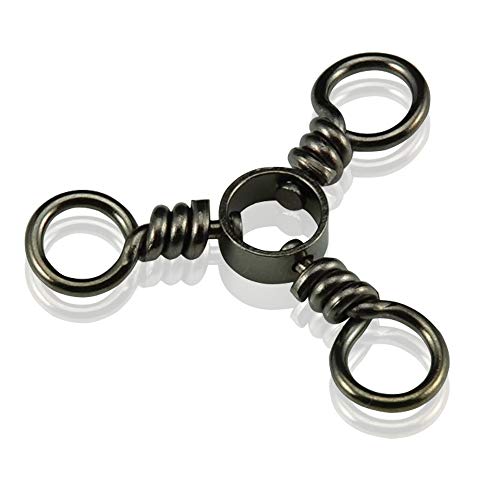 3 Way Fishing Swivel Connector - 26lb, 50 pcs