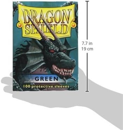 Dragon Shield | Classic Card Sleeves - 100 Count Smooth & Durable TCG Protection | Green