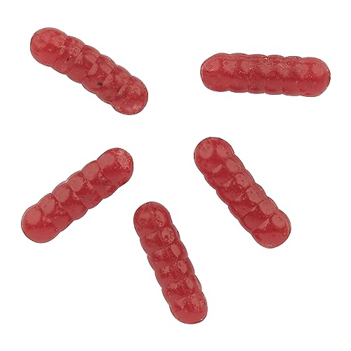 PowerBait Power Wigglers Soft Plastic Fishing Bait - Red Wiggler
