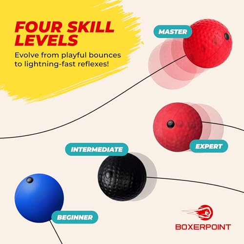 Boxing Reflex Ball Training Set for Adults - Improve Reaction Speed