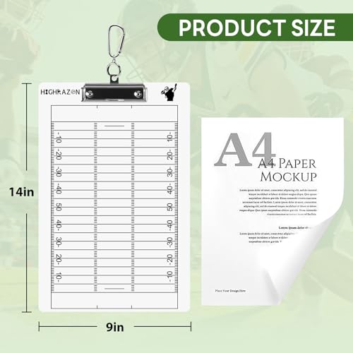 Football Coaches Clipboard - Double-Sided Dry Erase Board - A-white