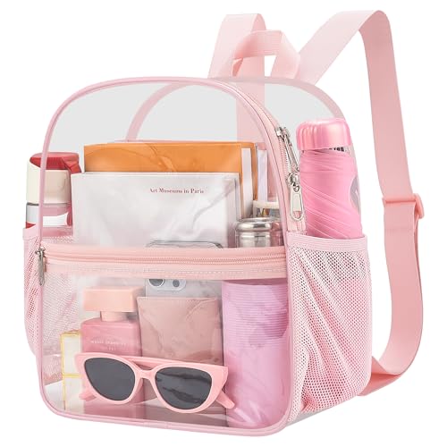 Clear Stadium Backpack for Sports Events & Concerts, Waterproof PVC Bag