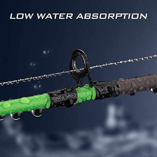 KastKing Kovert Blue Water Fluorocarbon Leader Line 30LB 50 Yards - Clear, Saltwater Fishing Tackle