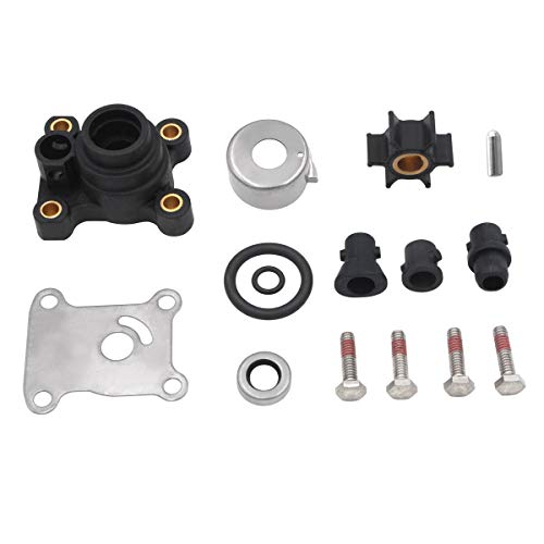 Water Pump Impeller Kit for Johnson Evinrude Outboard 8-15HP 1974-UP with Housing