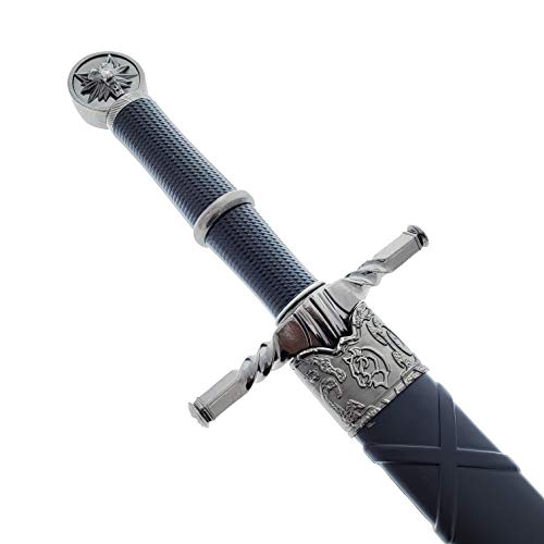 Medieval Wolf Steel Sword Dagger Cosplay Collectible Gift Black-806
