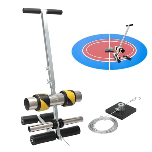 Court Line Tape Machine - Adjustable Floor Tape Applicator for Sports