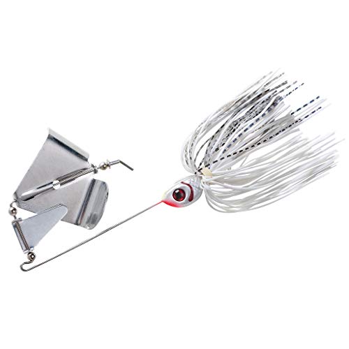 Buzzbait Bass Fishing Lure - 3/8 oz - Snow White Shad