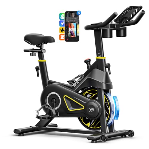Adjustable Exercise Bike with Magnetic Resistance - Black