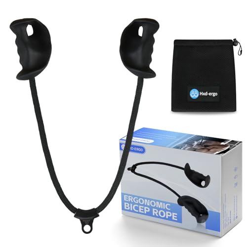 HXD-ERGO Bicep Rope with Ergonomic Handles for Arm & Biceps Training