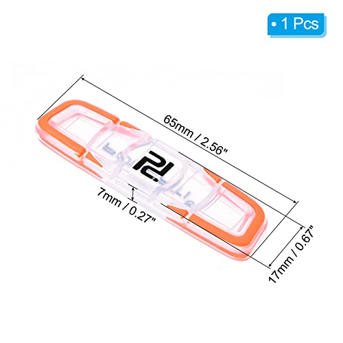Tennis Racket Vibration Dampener - Soft Silicone Shock Absorber - Orange