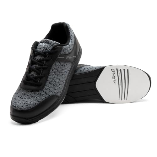 Men's Athletic Bowling Shoes - Black/Steel - Size 12