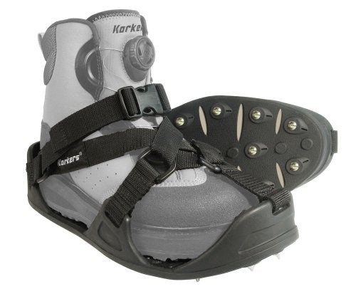 RockTrax Cleated Overshoe - Large Black/Moonrock
