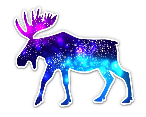 Northern Lights Sky Vinyl Sticker - 3" Waterproof Decal for Car, Laptop, Water Bottle