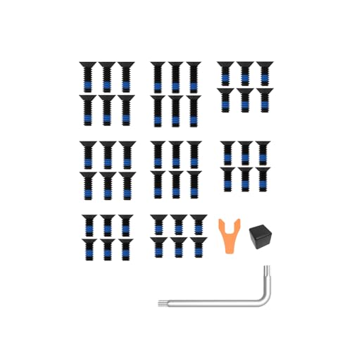 Amystart Red Dot Mounting Screws Kit - 48 Stainless Steel #6-32 Screws for Pistols